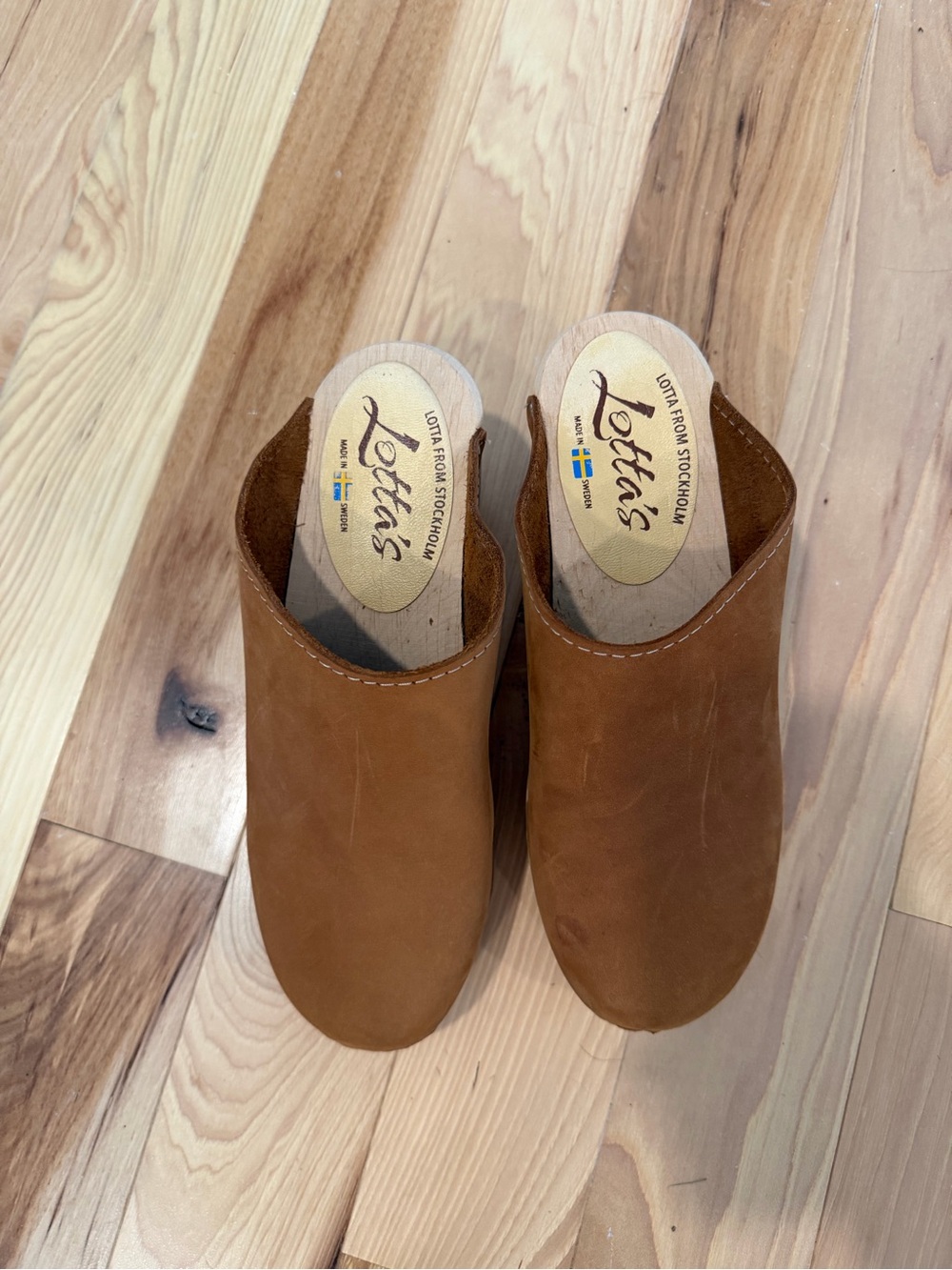 Swedish Leather Clogs